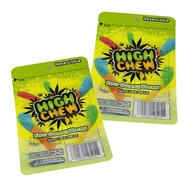 Custom Printing Mylar Aluminum Foil Plastic Bags for Candy Pack