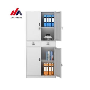 Quality 10 Filing Cabinet for Office Metal Cabinet Iron 2 Doors Steel Cupboard File Mesh Cabinet wholesale