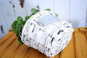 Quality 2016 new style wicker garden baskets round shape willow garden plants basket wood piece wholesale