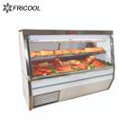 33''*55'' Meat Display Cooler Refrigerated Meat Display Case 500L 115V 60HZ