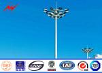 Radio Telecommunication Steel Monopole Antenna High Mast Communication Tower