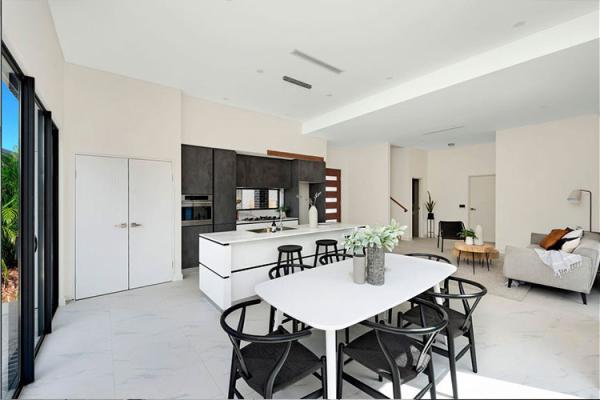 Light Steel Frame White Steel Structural Luxury Modern Prefab Villa Modular Home