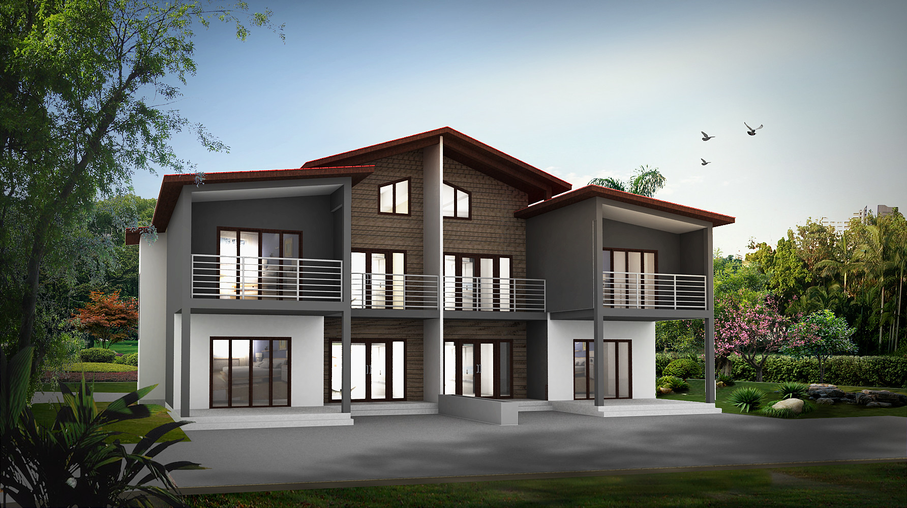 Restaurant Hotel Office Multi Storey Steel Building Fabricated High Rise Steel Structure