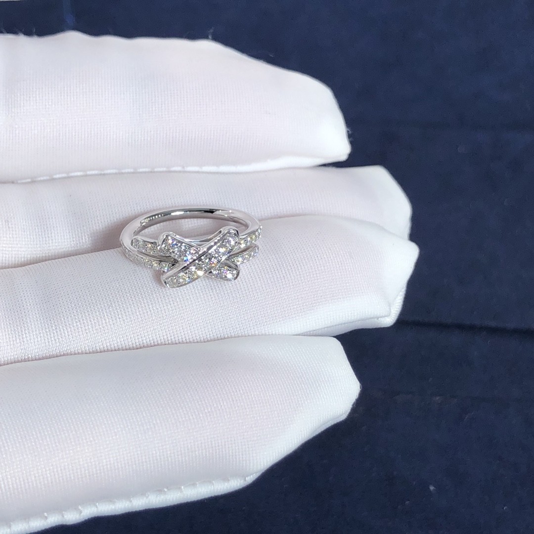 Chau Met Fashion Hot Selling Diamond Rings 18k Gold Ring Jeux De Liens Ring Natural Diamonds Real 18k Gold
