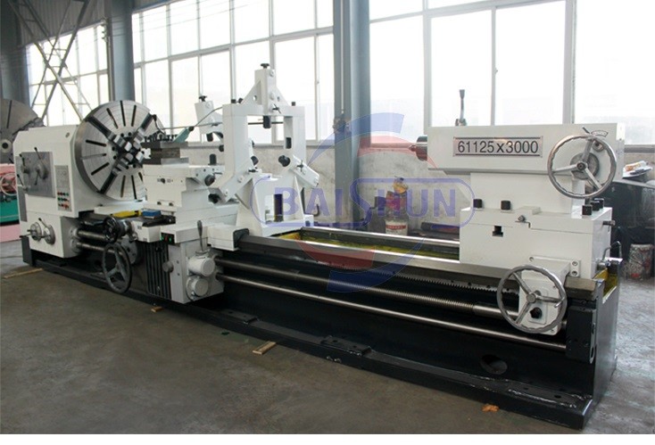 CW6180Q Brake Drum Brake Disc Lathe Machine Metal Pipe Threading Horizontal