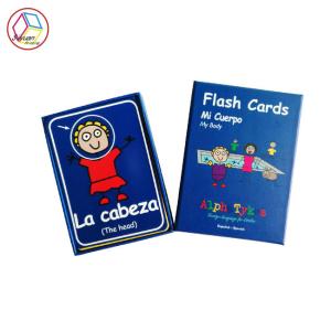 Quality Full Color Print Personalised Cards For Kids Educational Game OEM Service wholesale