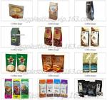 Printed Custom Plastic Green Tea Bag, Flat Bottom Metalized Skinny Tea Packing