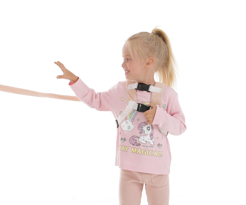 2-5 Years Old Baby Plush Toy With Anti-Lost Safety Harness Leash Long Battery Life