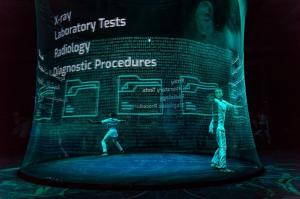 Quality 3D Holographic Video Projection Screen 30m Length For Live Hologram Show wholesale