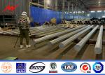 60ft Galvanized Steel Tubular Utility Power Pole Power Metal Telescopic