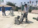 Electric Concrete Scarifier Machine With 6 Point Scarifying Asphalt Milling