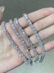 Synthetic Lab Grown Diamond Bracelet Custom Jewelry Tennis Bracelet