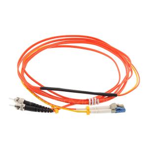 Quality ST To LC OM1 Mode Conditioning OFNR Fiber Optic Patch Cable Orange wholesale