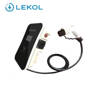 Quality 22KW Fast Wall Mounted EV Charger Station 3 Phase IEC62196-2 Connector wholesale