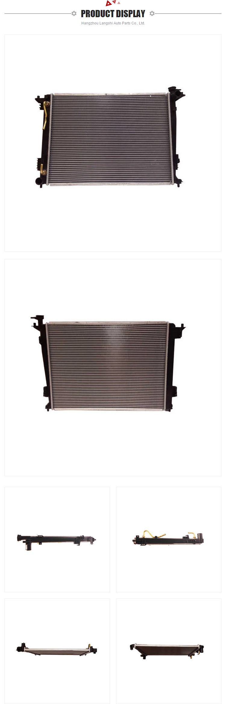 560096N Car Cooling System Aluminum Radiator for Hyundai IX35 TUCSON 253104T100 253102S650
