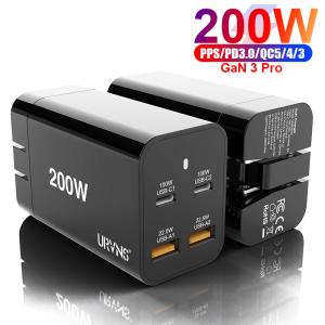 China PD 100W GaN USB C Wall Charger 4-Port PPS 65W 45W QC5 Super Fast Charging Adapter on sale