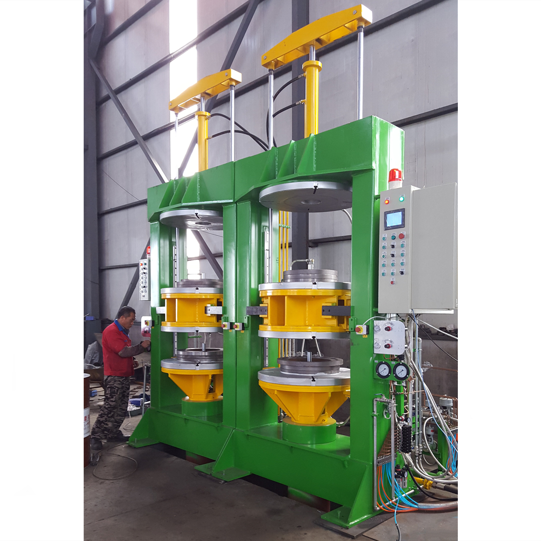 ISO9001 Approved Tread Rubber Vulcanizing Press Machine for Automatic Manufacturing Plant