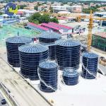 Municipal Bolted Water Storage Tanks With Glass Fused To Steel Coating