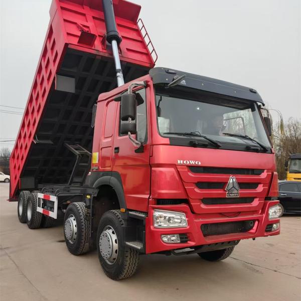 Sinotruk Howo 371 8x4 Manual Transmission Dump Truck 10-12 Wheel 30 Ton Sand