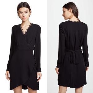 Quality V Neck Long Sleeve Lady Dress New Design wholesale