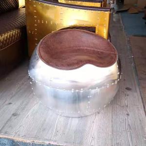 Quality Spitfire Aviation Retro Aluminium Apple Chair Creative ball stool For Living Room Restaurant chair wholesale