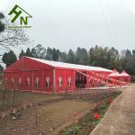 Outdoor 20x30m Red PVC Fabric aluminum Frame Wedding Marquee Tent