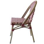 All Weather Resistance SGS Bamboo Look Restaurant Bistro Chairs