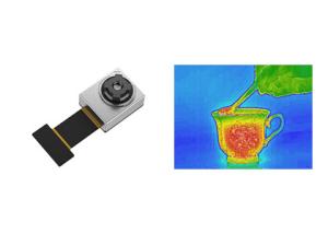 Quality Miniature VOx FPA Thermal Imaging Camera Module 120x90 17μM wholesale