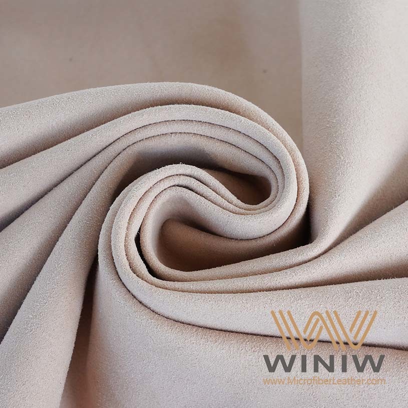 Non Color Bleeding Original Fabric Microfiber Lining Leather For Shoe