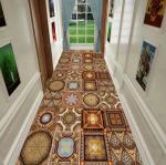 Tulip And Peony Flower Entrance Large Commercial Floor Mat Hotel Corridor