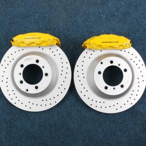 Quality Yellow Drilled Brake Pad GT3 4 Pistons Rear Brake Calipers wholesale