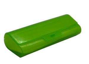 Quality Slim Green Plastic Glasses Case Custom Logo Printing wholesale