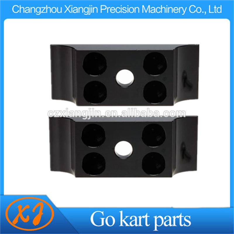 CNC Machined Anodized 28mm 30mm 32mm Go Kart Enigne Mount Lower Clamp
