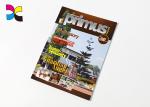 Perfect Binding Photo Magazine Printing , Glossy Artpaper Cover Magazine Cover