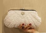 Korean wedding bag high-end pearl bag clutch chain single shoulder bag