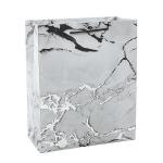 Personalized Reusable Foil Stamped 250gsm Marble Paper Bag