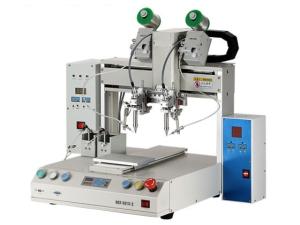 Quality Three Axis Automatic Wave Soldering Equipment For Capacitors / Resistors wholesale