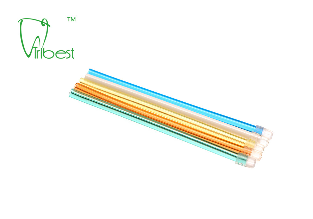 ISO13485 Clear Body Colorful PVC Dental Saliva Ejector