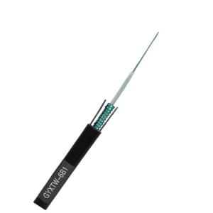 Quality HDPE GYXTW Central Tube Aerial Cable 6core SM Steel Wire wholesale