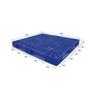 Quality Hygienic HDPE Plastic Pallet 1190x1150 Blue 4000Kg Static For Warehouse wholesale