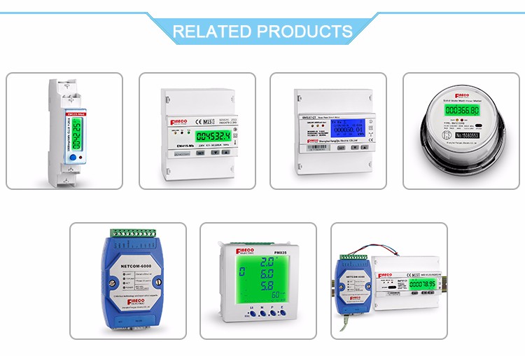CL1.0 72*104.5*60 Two Phase Three Wires Modbus Electric Energy Meter for CT120/240V