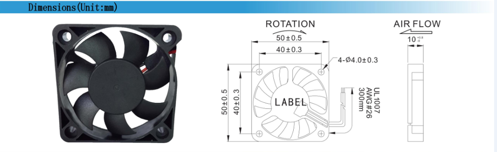 Brushless Motor Portable Ventilation Fans Low Noise With ROHS CE CCC Approval
