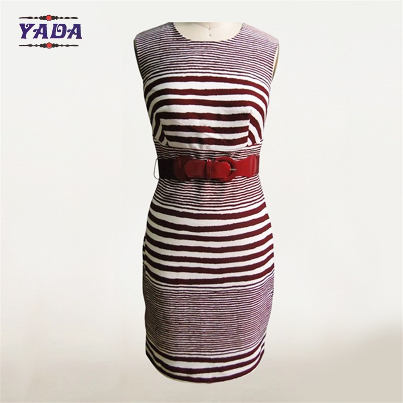 Stripe plain cotton designs office sexy woman korean fashion summer long dress western dresses names for ladies