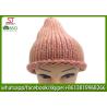 Buy cheap Chinese manufactuer winter knitting hat cap with brim beanie 100g 23*27cm 100 from wholesalers