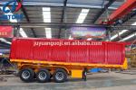 50 tons 3 axle self discharge tipping truck trailers with and HAVY hydraulic