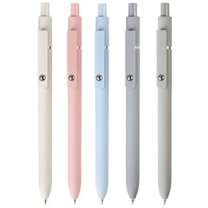 Quality Creative Aesthetic Roller Ball Pen 0.5mm Fast Dry Fine Point Plastic Gel Pen wholesale