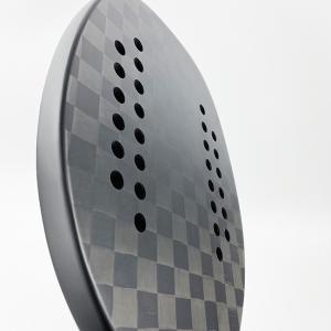 Quality Carbon Beach Paddle Rackets Paddle Tennis Texture Visible PU Grip wholesale