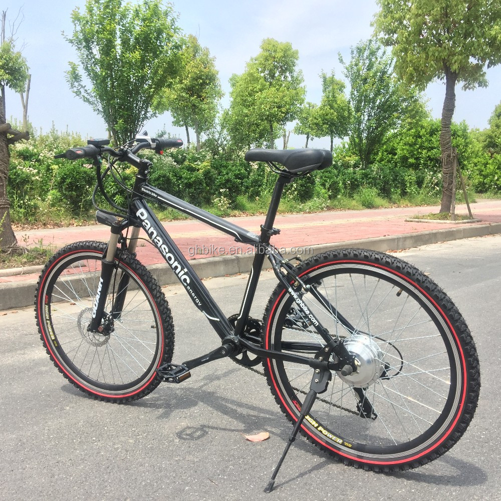 Hidden Battery Electric Mountain Bike with Steel Fork and 21 Speed Gears