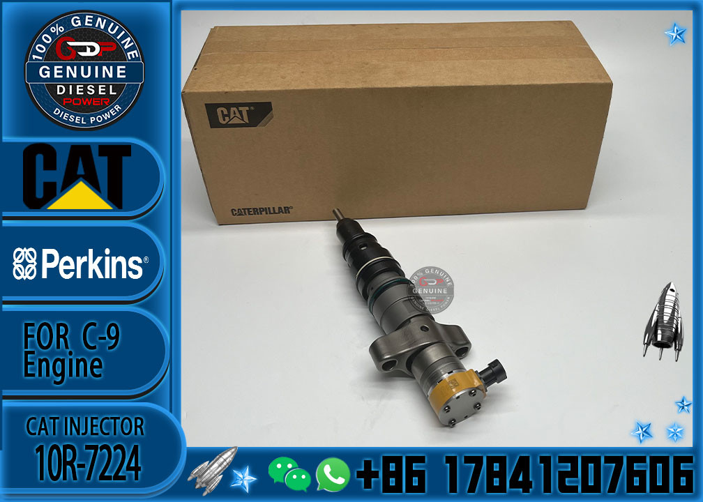 Fuel Injector 10R-7224 236-0962 2360962 for D6R 330C E330C Diesel Injector Assy C9 C-9 Engine Common Rail Injector