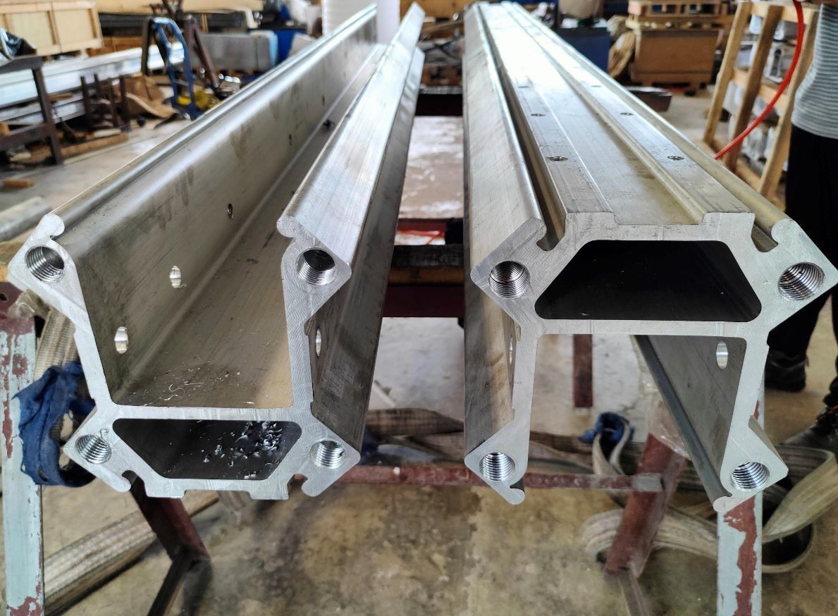 TF500 Boomer Aluminium Extruded Profiles T6 Temperature Feed Beam